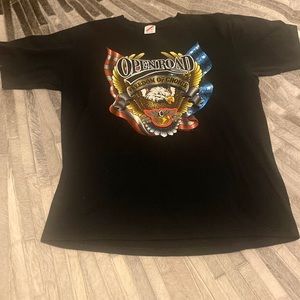 🔥🤩Vintage 1990 Holoubek “OPEN ROAD” Motorcycle Shirt- Large Single Stitch top
